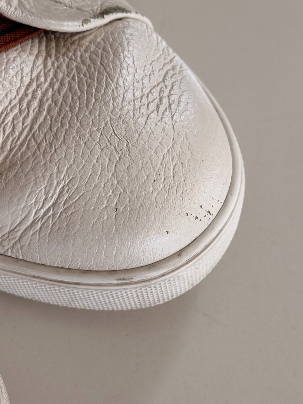 Zegna Triple Stitch Deerskin leather Slip on sneaker - Picture 2 of 8